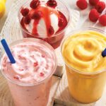 Culver's lemon ice with 6 fruity flavors